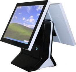 上海廠家直供15寸液晶觸摸屏商用收銀機雙屏觸摸一體機